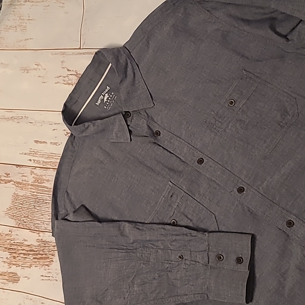 Horny Toad Mens Long Sleeve Button‎ Down XL